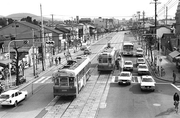 京都市電東山線田中大久保町