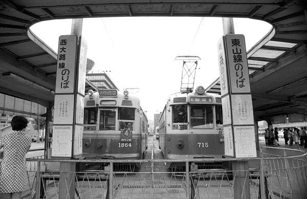 京都市電烏丸線京都駅前