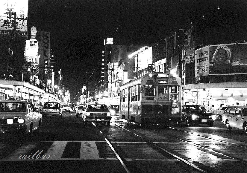 京都市電河原町三条夜景
