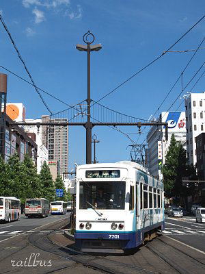 岡山電気軌道岡山駅前7701