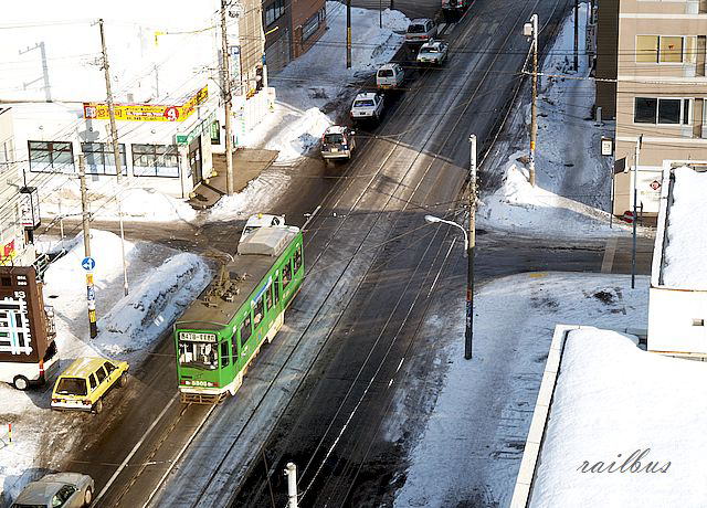 札幌市電ホテルから俯瞰