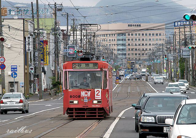 函館市電中央病院前8000形