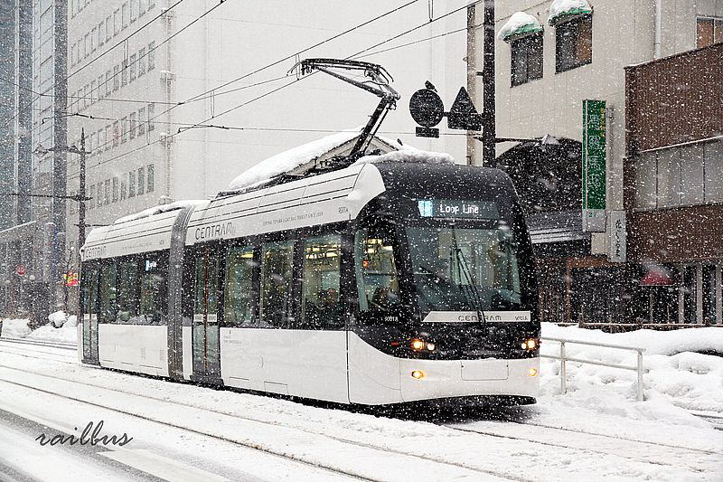 富山地鉄市内線桜橋