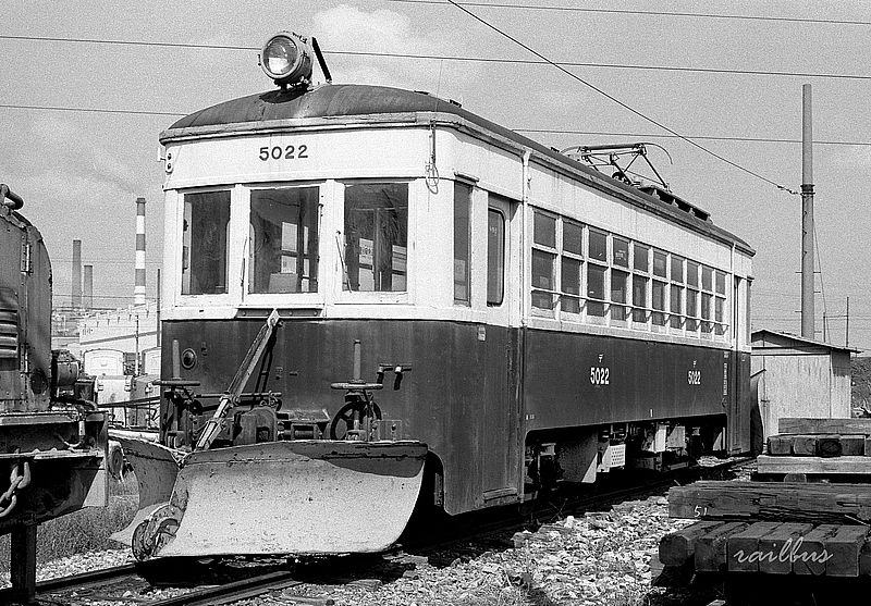 加越能鉄道米島口車庫5022