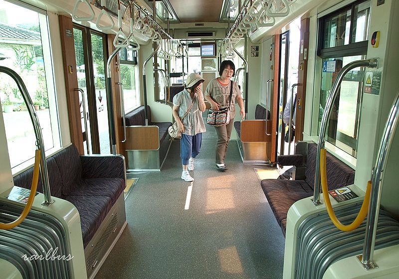 豊橋鉄道市内線ホットラム車内