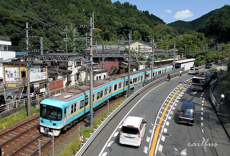 京津線大谷坂道