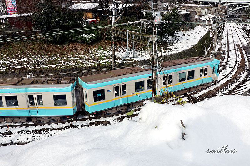 京津線大谷急カーブ