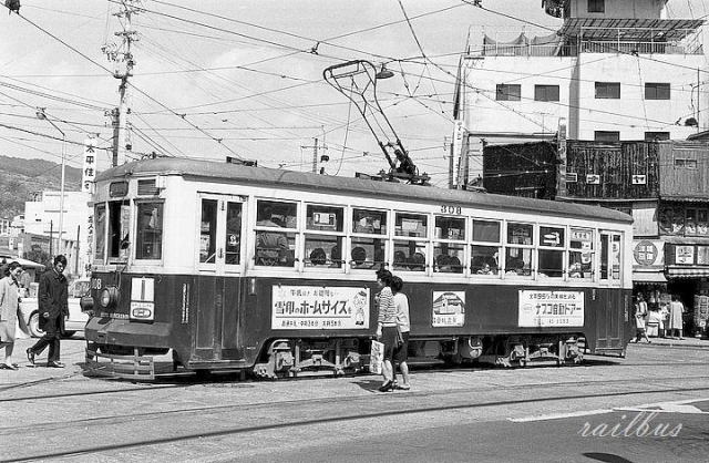 長崎電軌西浜町1968年