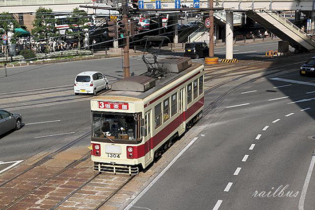 長崎電軌長崎駅前1300形