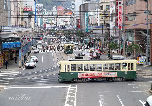 長崎電軌西浜町300形