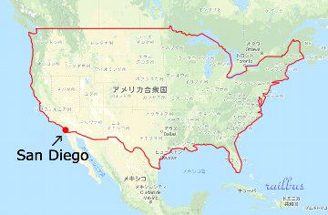アメリカ地図