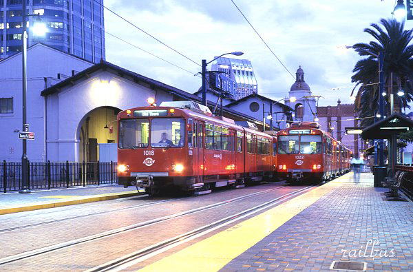 San Diego Trolley Santa Fe Depot