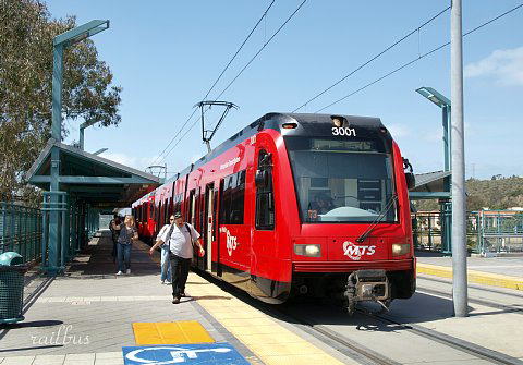 San Diego Tram Fassion Valley