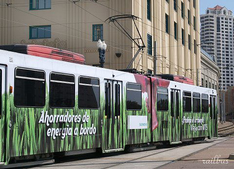 San Diego Tram 広告車