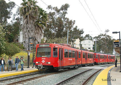 San Diego Tram Spring Street