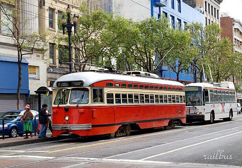 MUNI PCC on Market Street