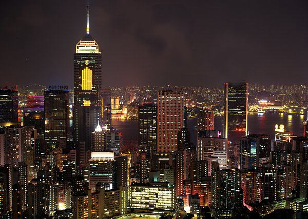 香港の夜景