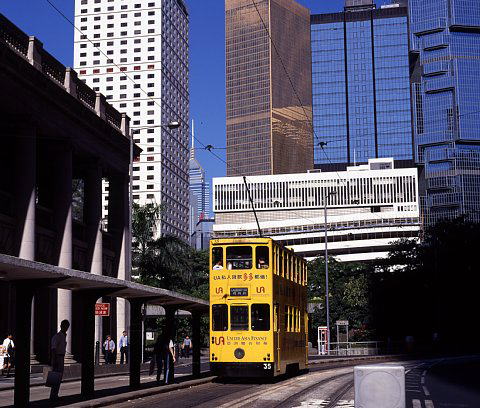 香港トラム金鐘
