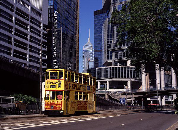 香港トラム金鐘