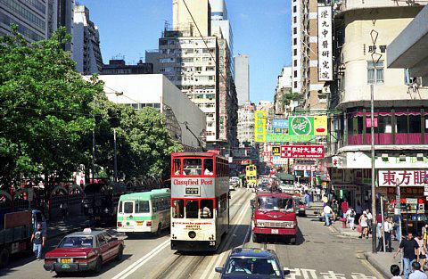 香港トラム湾仔