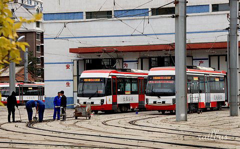 長春市電電車公司車庫