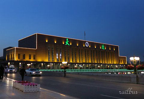 大連駅夜景