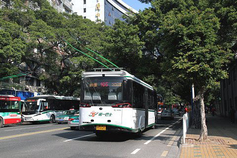 広州のトロリーバス, 盤福路