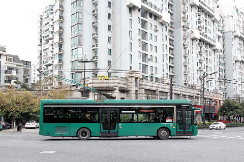 杭州トロリーバスK155路