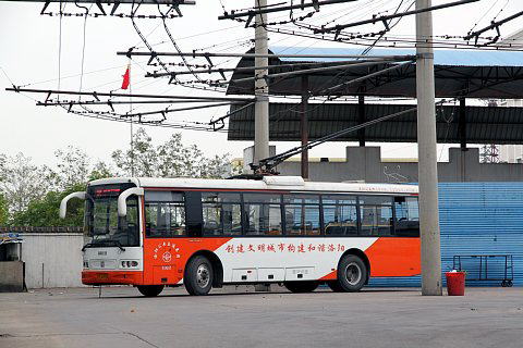 洛陽トロリーバス武漢南路南口車庫