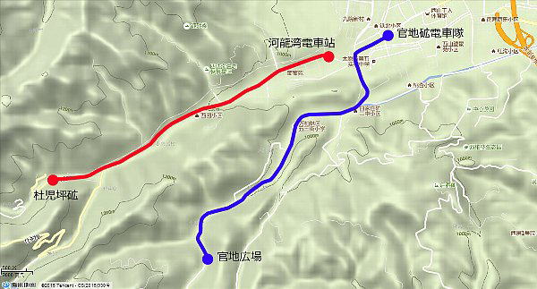 太原山西集団トロリーバス、路線図