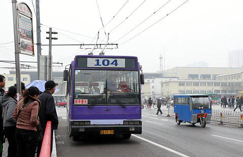 太原のトロリーバス, 火車站