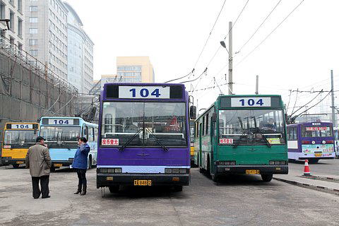 太原のトロリーバス, 火車站