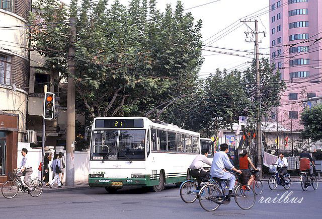 上海トロリーバス[21]路常徳路ループ