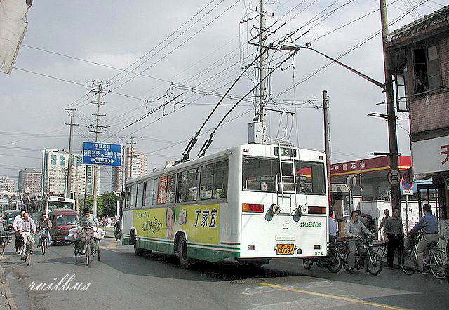 上海トロリーバス[15]路浙江北路