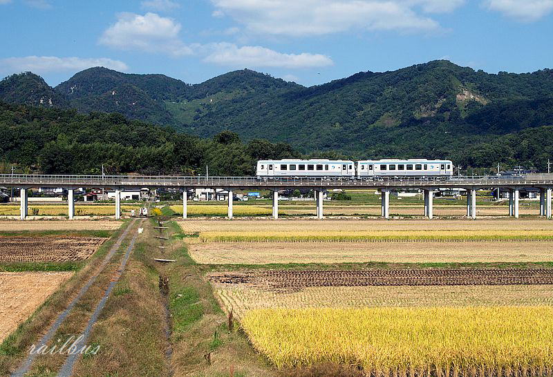 井原鉄道田園風景