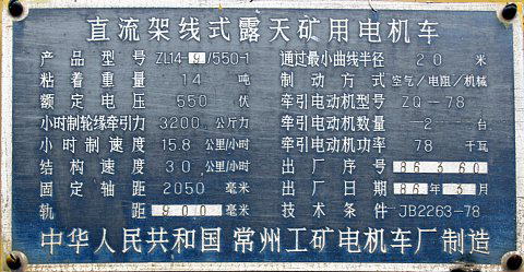 海螺集団孔山砿上部軌道